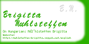 brigitta muhlsteffen business card